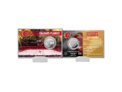 Calgary Flames sběratelská mince History Silver Coin Card Limited Edition od 5000