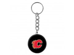 NHL přívěšek na klíče minipuk Flames