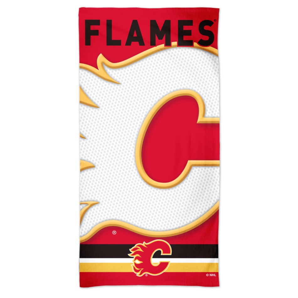 Calgary Flames osuška Spectra Beach Towel - Calgary Flames povlečení, ručníky, deky