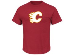 Calgary Flames pánské tričko Tek Patch red