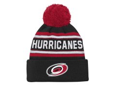 Carolina Hurricanes dětská zimní čepice NHL 3rd Jersey Jacquard Cuff Pom