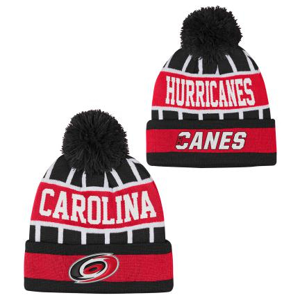 Carolina Hurricanes dětská zimní čepice Go Fast Cuffed Knit W Pom - Carolina Hurricanes dětské oblečení