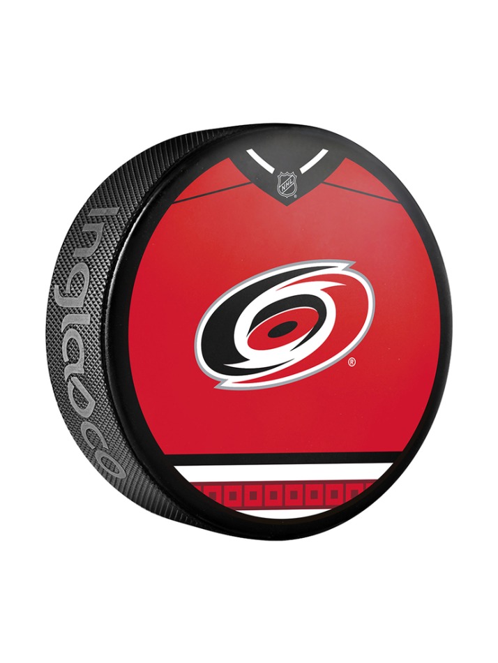 Carolina Hurricanes puk Jersey Design Souvenir Collector Hockey - Carolina Hurricanes hokejové vybavení