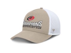 Carolina Hurricanes čepice baseballová kšiltovka NHL 2026 Stanley Cup Champions A-Frame Trucker Adjustable