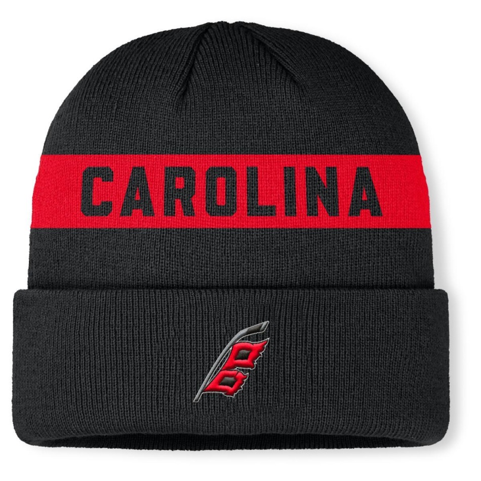 Carolina Hurricanes zimní čepice Authentic Pro A/Cap Cuffed inscription - Carolina Hurricanes kšiltovky, čepice, rukavice