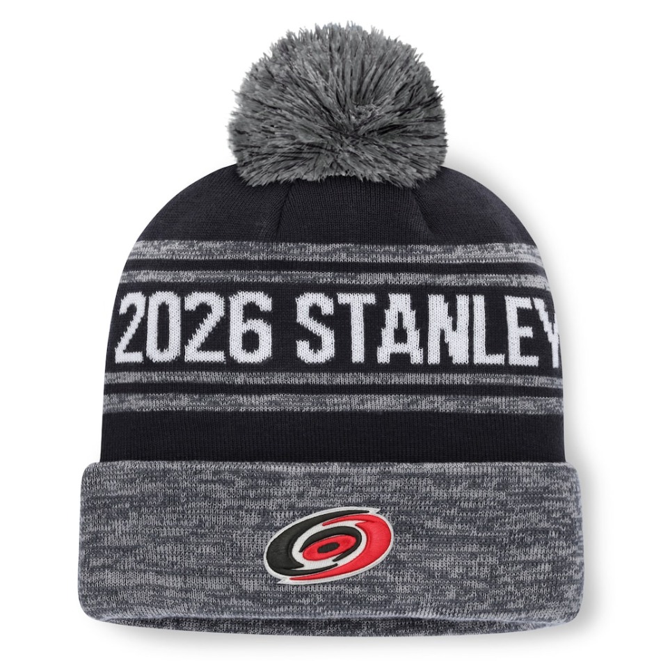 Carolina Hurricanes zimní čepice NHL 2026 Stanley Cup Champions - Carolina Hurricanes kšiltovky, čepice, rukavice