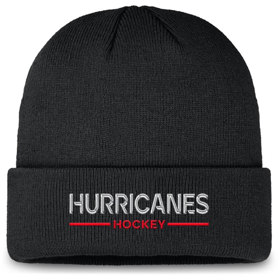 Carolina Hurricanes zimní čepice Authentic Pro A/Cap Cuffed Beanie - Carolina Hurricanes kšiltovky, čepice, rukavice