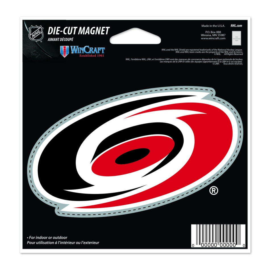 Carolina Hurricanes magnetka Die Cut - Carolina Hurricanes ostatní suvenýry