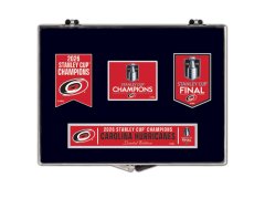 Carolina Hurricanes odznak NHL 2026 Stanley Cup Champions Three-Piece Collector Pin Set