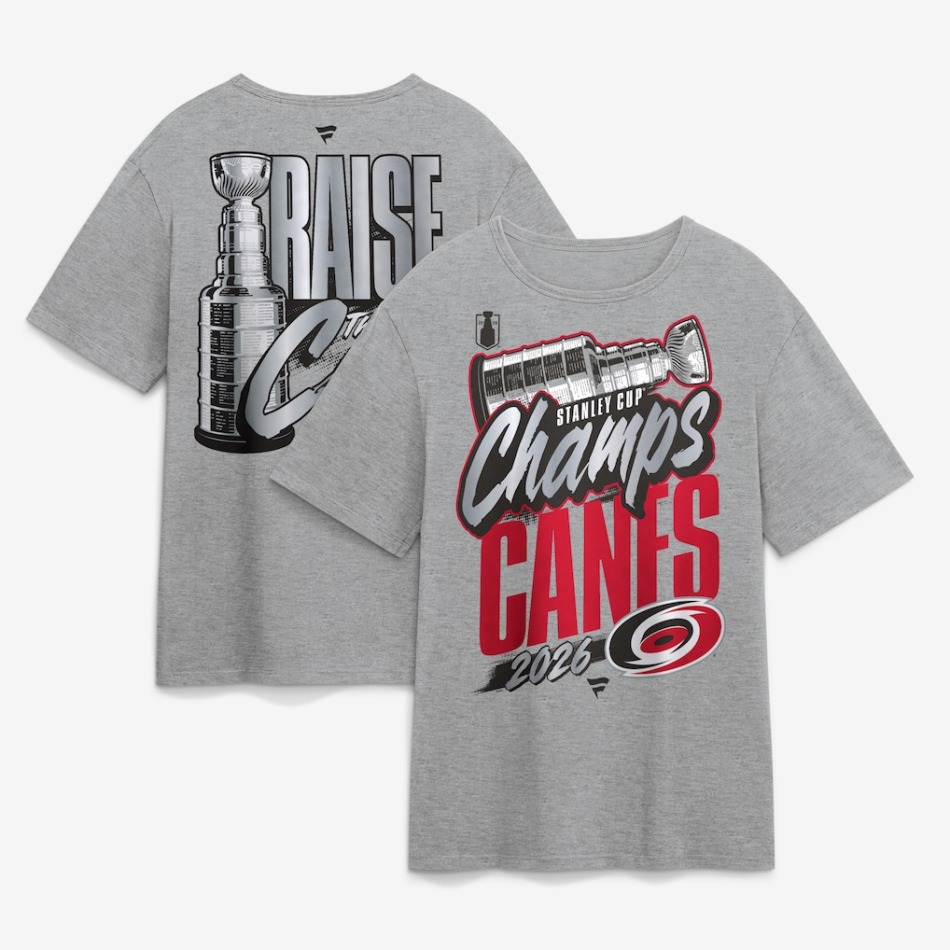 Pánské tričko Carolina Hurricanes NHL 2026 Stanley Cup Champions Authentic Locker Room - Carolina Hurricanes stanley Cup 2026