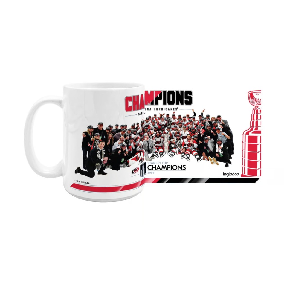 Hrnek Carolina Hurricanes NHL 2026 Stanley Cup Champions Jumbo