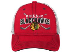 Chicago Blackhawks dětská čepice baseballová kšiltovka Lockup Meshback Adjustable