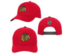 Chicago Blackhawks dětská čepice baseballová kšiltovka Precurved Snap