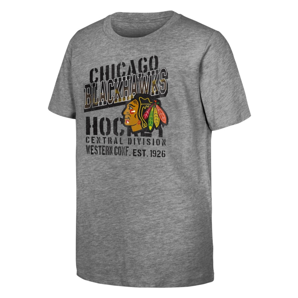 Chicago Blackhawks dětské tričko Go Time Ss Tee - Chicago Blackhawks dětské oblečení