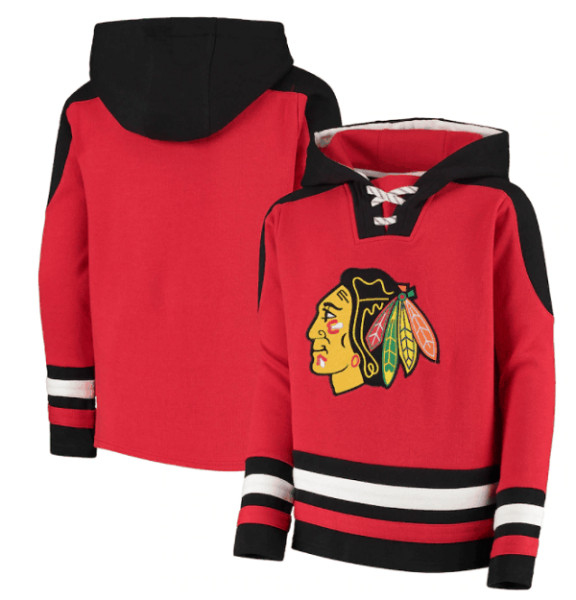 Chicago Blackhawks dětská mikina s kapucí Ageless Must Have - Home Po Hd