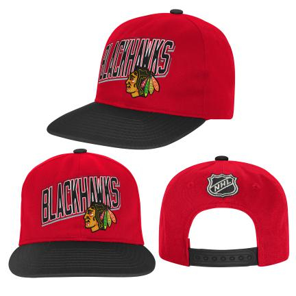 Chicago Blackhawks dětská čepice flat kšiltovka Essentials Deadstock Snapback - Chicago Blackhawks dětské oblečení