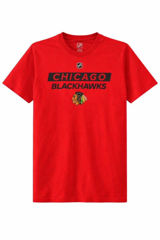 Chicago Blackhawks dětské tričko Locker Room Red - Chicago Blackhawks dětské oblečení