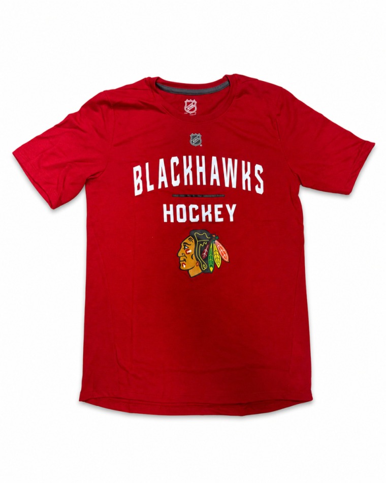 Dětské tričko Chicago Blackhawks NHL Slim Letter - Chicago Blackhawks dětské oblečení
