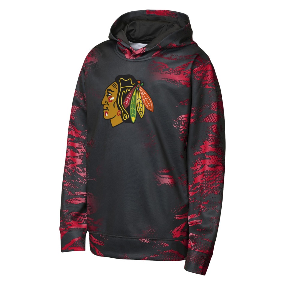Chicago Blackhawks dětská mikina NHL Team Dynamics Pullover Sublimated - Chicago Blackhawks dětské oblečení