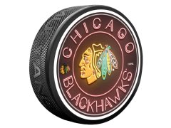 Chicago Blackhawks puk Neon