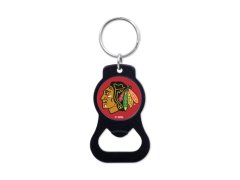 Chicago Blackhawks přívěšek s otvírakem Black Ring