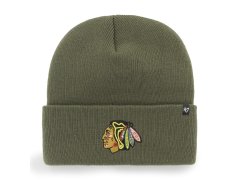 Chicago Blackhawks zimní čepice haymaker green