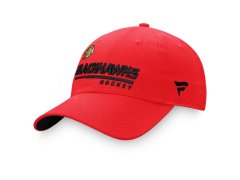 Chicago Blackhawks čepice baseballová kšiltovka Authentic Pro Locker Room Curved Unstructured Red