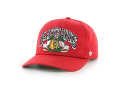 Chicago Blackhawks čepice baseballová kšiltovka Laurel ’47 CAPTAIN DTR red