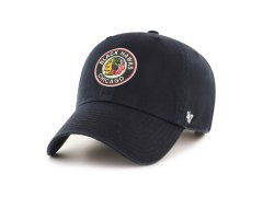 Chicago Blackhawks čepice baseballová kšiltovka 47 CLEAN UP Adjustable black