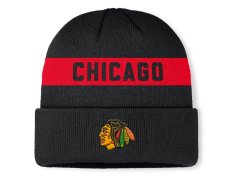 Chicago Blackhawks zimní čepice Authentic Pro A/Cap Cuffed inscription