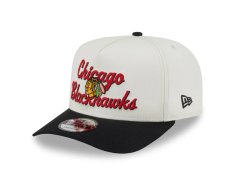 Chicago Blackhawks čepice baseballová kšiltovka New Era 950AF Chainstitch white