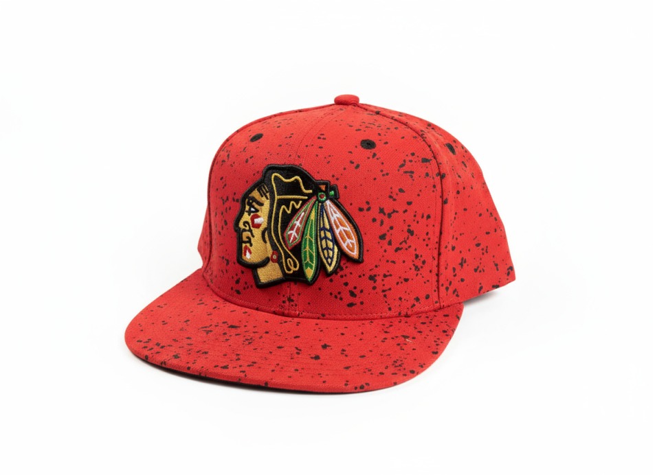 Chicago Blackhawks čepice flat kšiltovka Splatters Snapback
