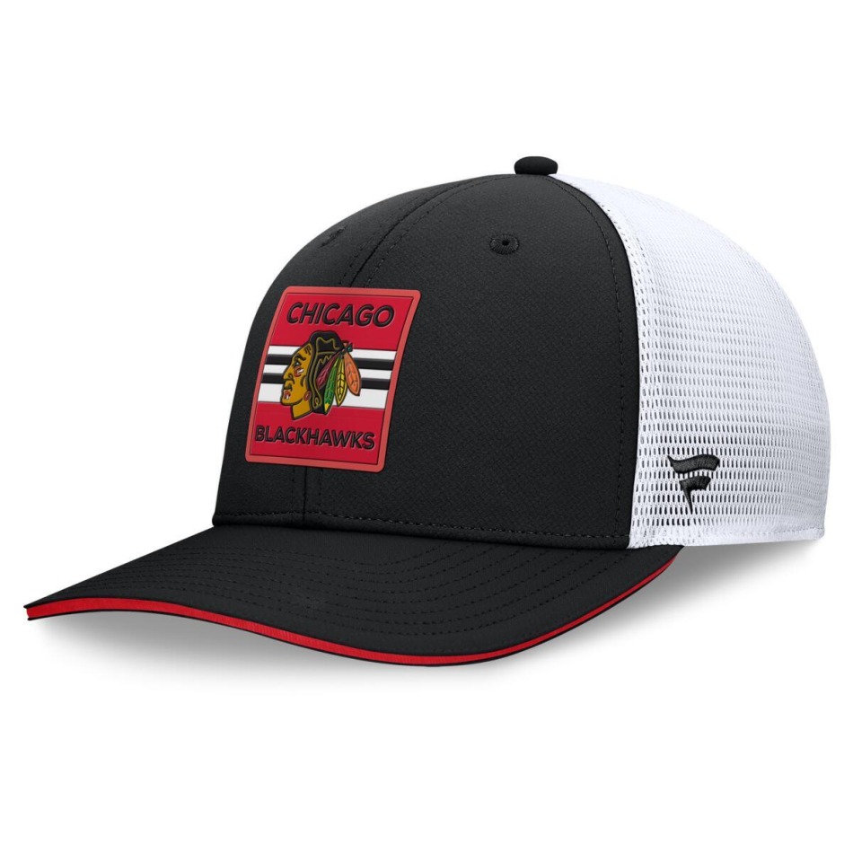 Chicago Blackhawks čepice baseballová kšiltovka Authentic Pro A/Cap Structured Mid-Crown Adj - Chicago Blackhawks kšiltovky, čepice, rukavice