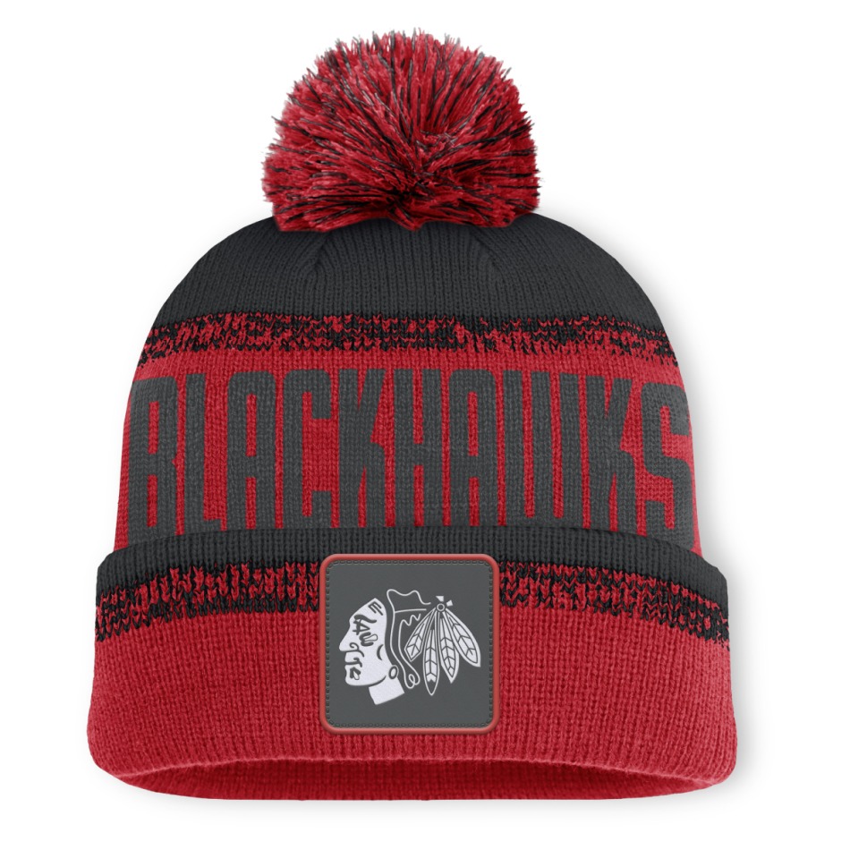 Chicago Blackhawks zimní čepice Thrive Cuffed Pom