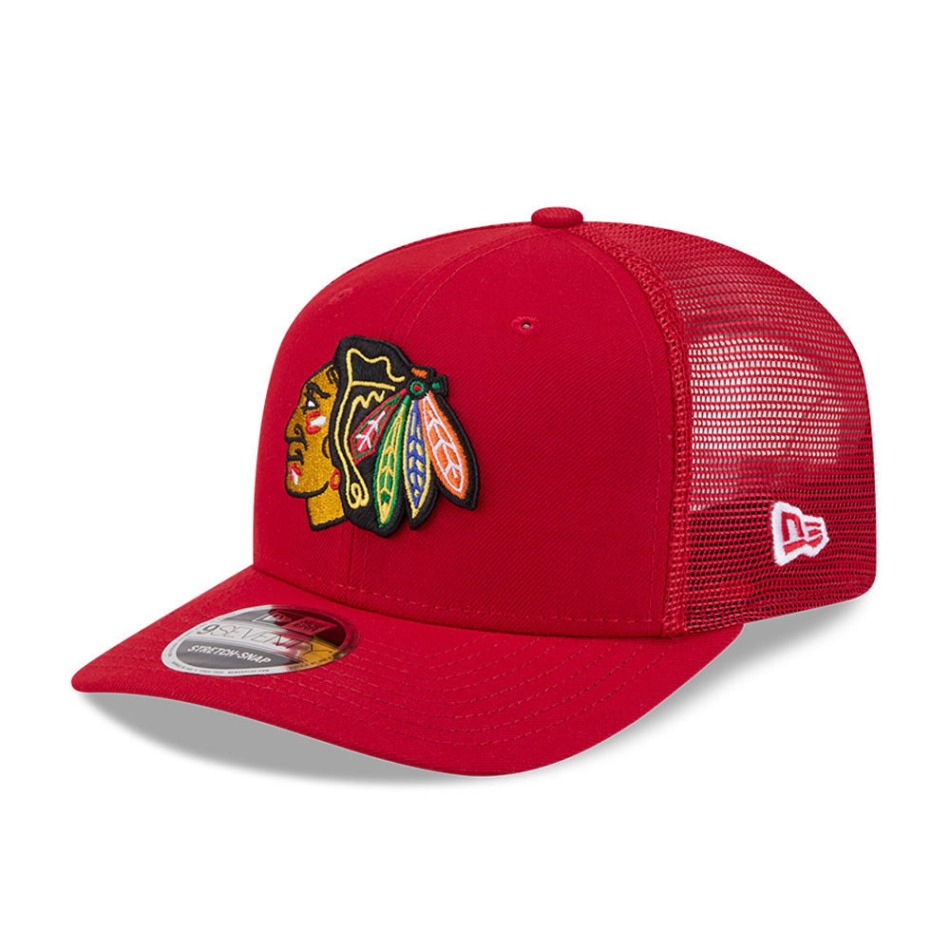 Chicago Blackhawks čepice baseballová kšiltovka NEW ERA 970SS SP26 red