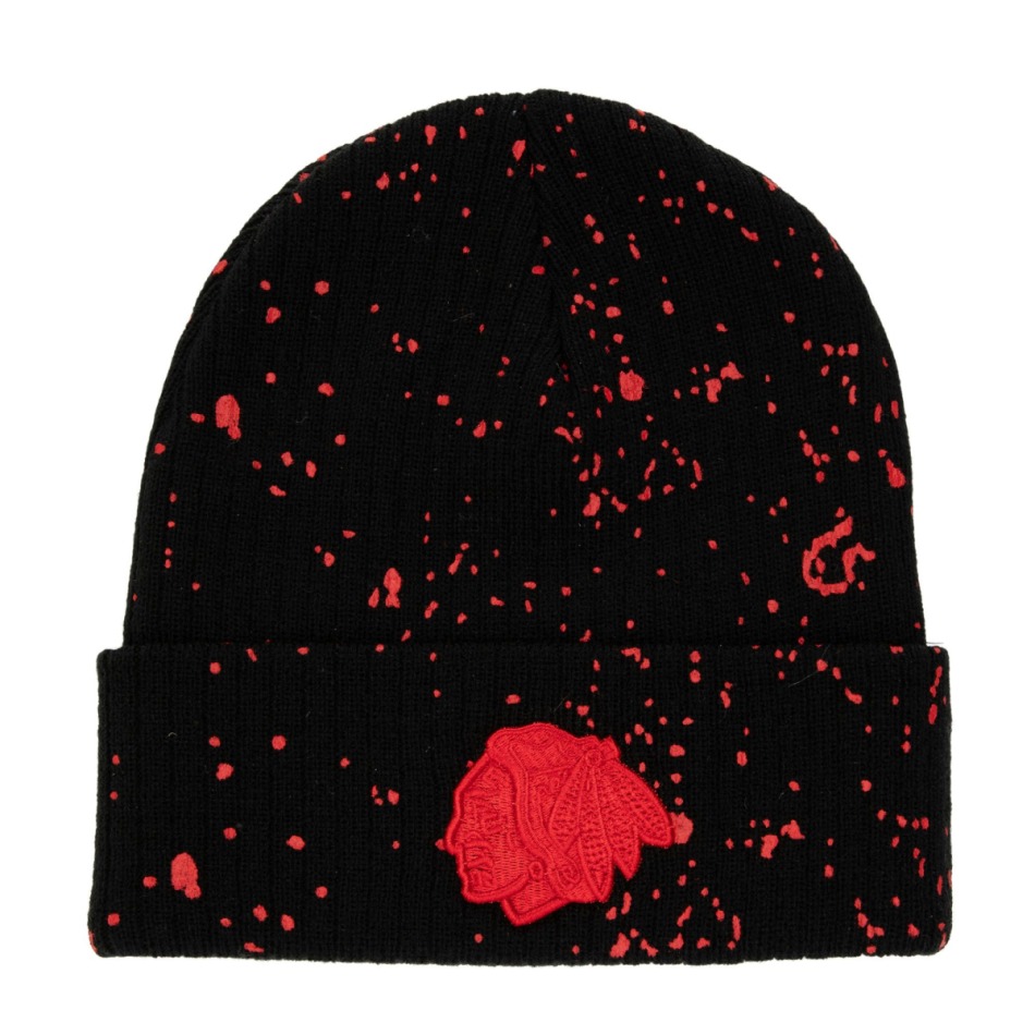 Chicago Blackhawks zimní čepice NHL Nep Knit - Chicago Blackhawks kšiltovky, čepice, rukavice