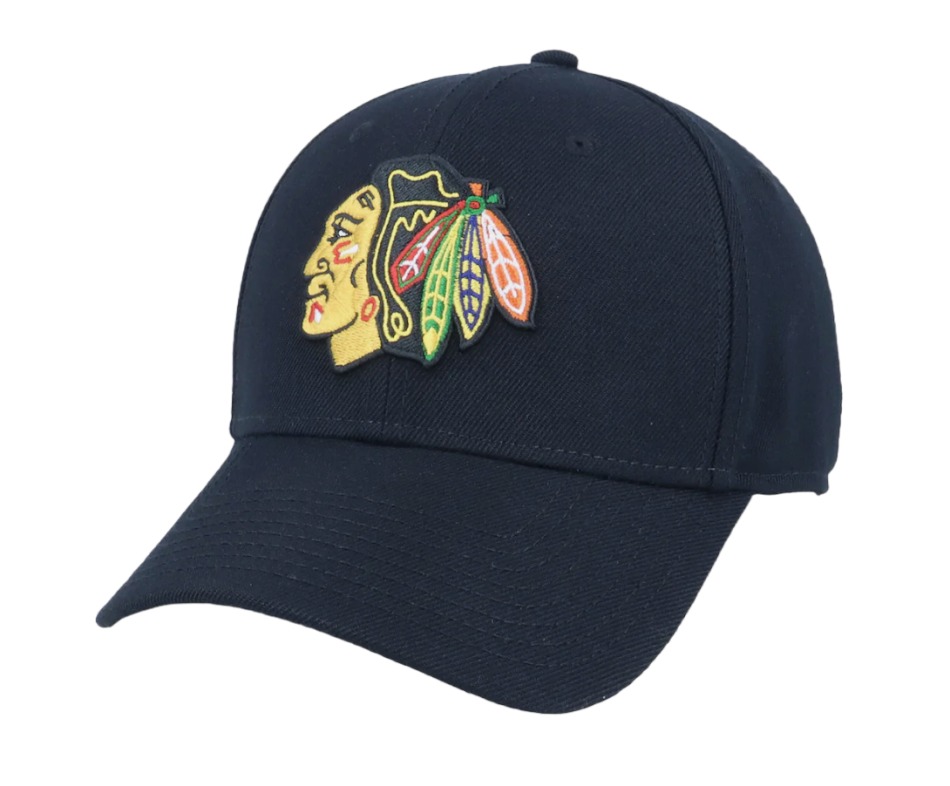 Chicago Blackhawks čepice baseballová kšiltovka Stadium Black - Chicago Blackhawks kšiltovky, čepice, rukavice