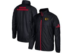Chicago Blackhawks pánská bunda black Authentic Rink Full-Zip Jacket
