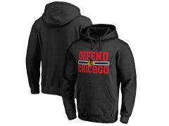 Chicago Blackhawks pánská mikina s kapucí black Hometown Collection Defend