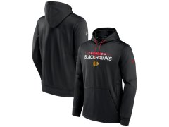 Chicago Blackhawks pánská mikina s kapucí RINK Performance Black-Athletic Red