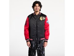 Chicago Blackhawks pánská bunda Primetime Heavyweight Satin Jacket Current Logo
