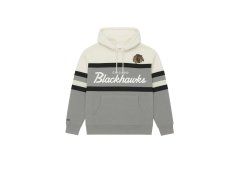 Chicago Blackhawks pánská mikina s kapucí Head Coach Hoodie Current Logo grey