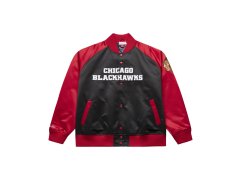 Pánská bunda Chicago Blackhawks NHL Connor Bedard #98 Player Lightweight Satin Jacket