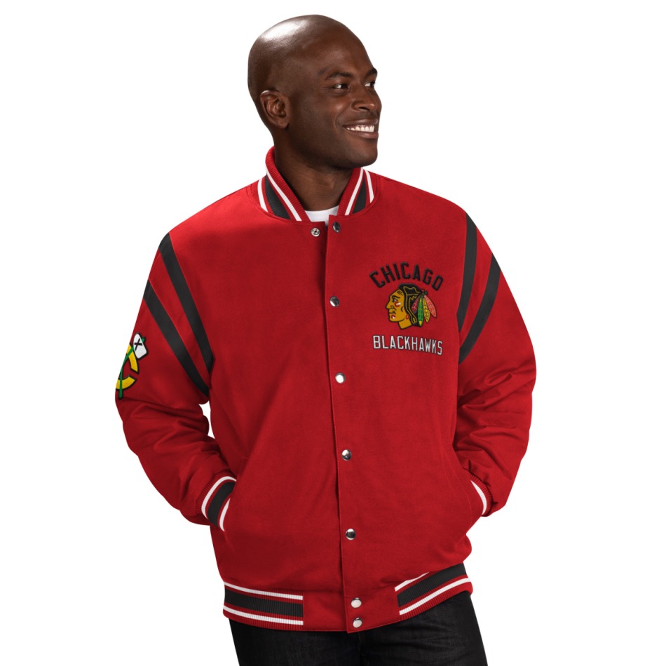 Chicago Blackhawks pánská bunda Tailback Jacket - Chicago Blackhawks mikiny, bundy, kalhoty