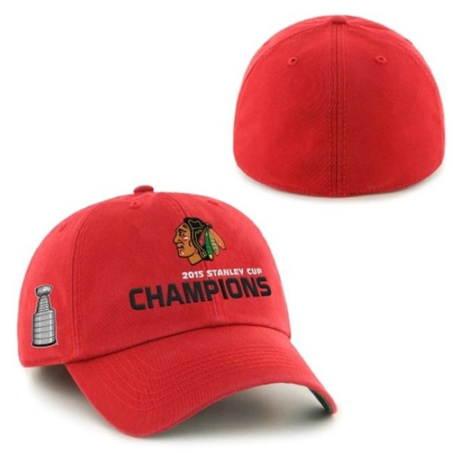 Kšiltovka 2015 Stanley Cup Champions Franchise RED Blackhawks - Chicago Blackhawks NHL kšiltovky