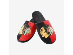 Chicago Blackhawks pánské pantofle Logo Staycation Slipper