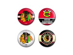 Chicago Blackhawks placka Button 4 Pack