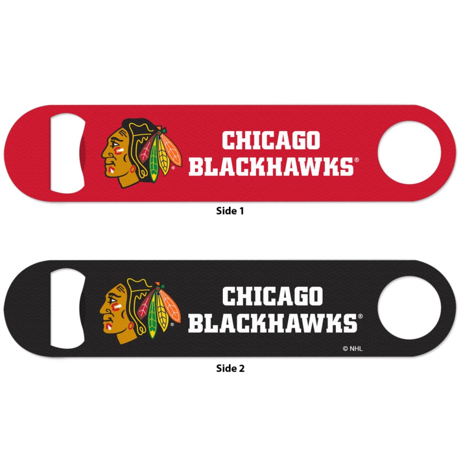 Chicago Blackhawks otvírák Metal 2 Sided
