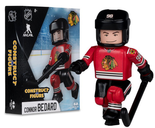 Chicago Blackhawks figurka Connor Bedard #98 NHL Construct