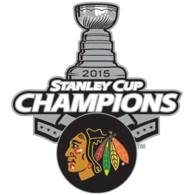 Odznak CHICAGO BLACKHAWKS 2015 STANLEY CUP CHAMPIONS - Chicago Blackhawks Ostatní